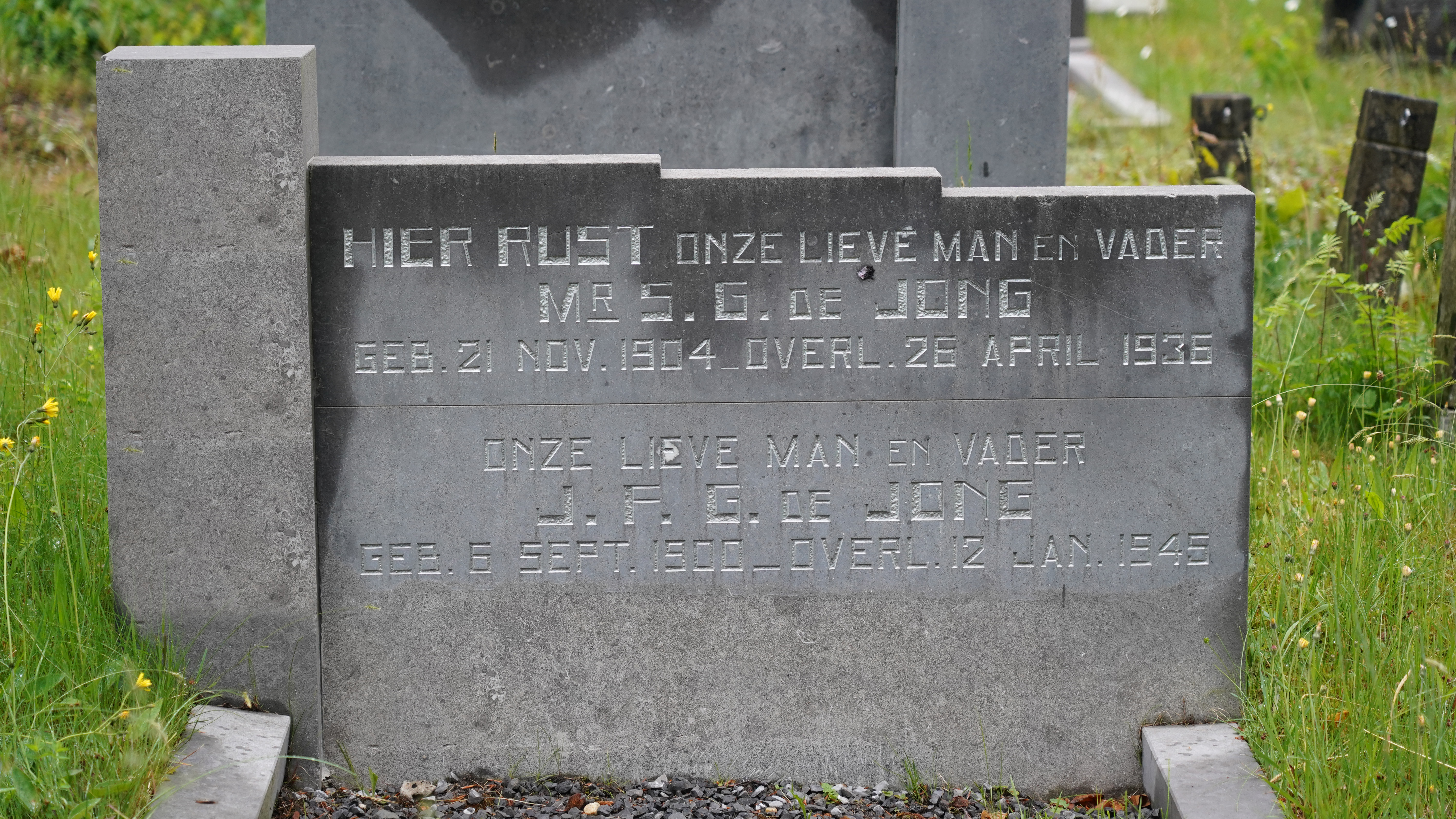 Graf van Johannes Frederik Gerard de Jong