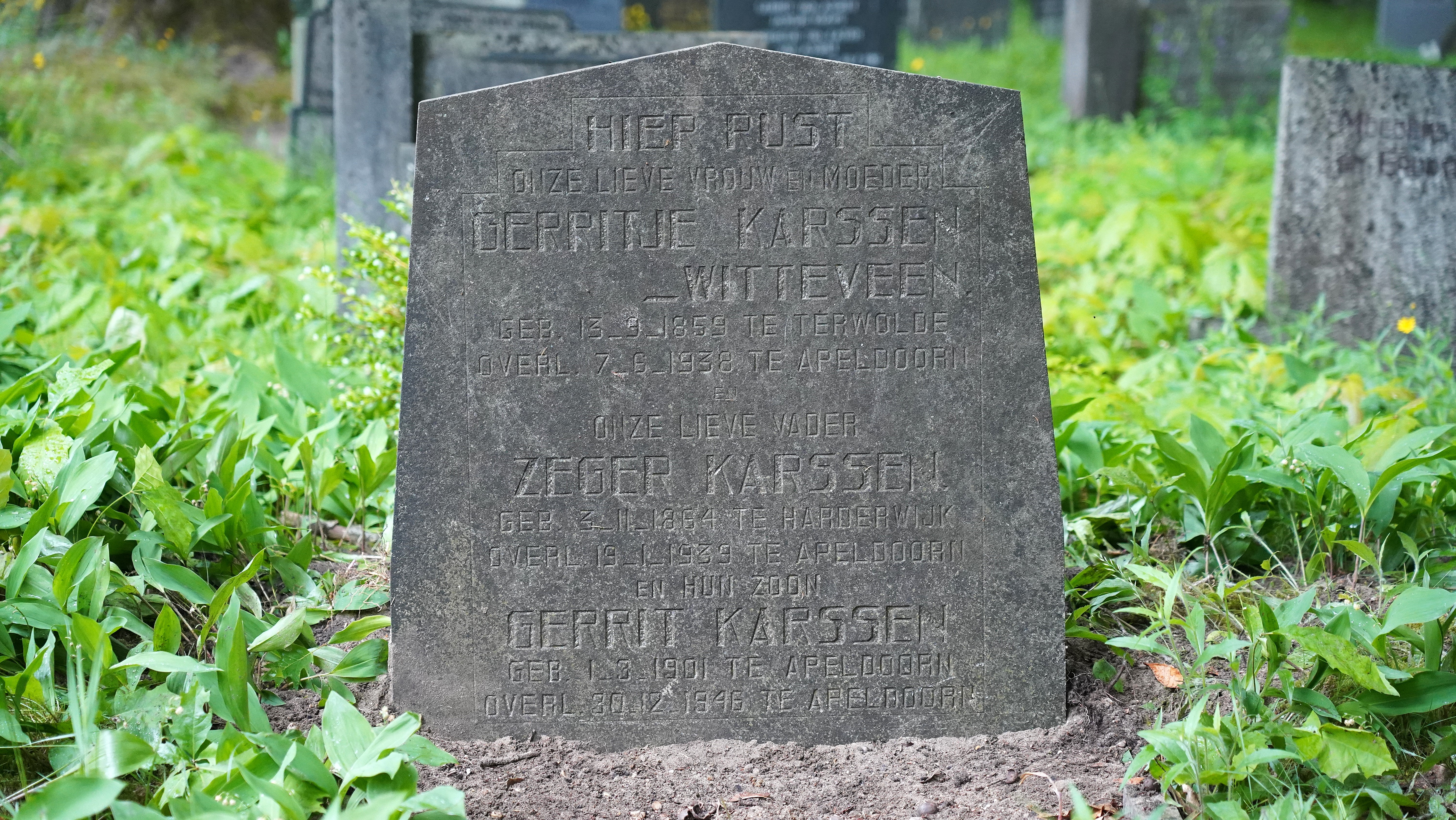 Graf van Gerrit Karssen